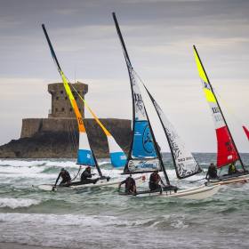 Cat Dash & Surf Races St Ouens Bay,jersey. 10